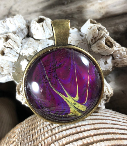 Paint Spill Pendant