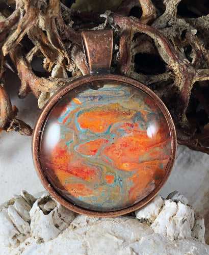 Paint Spill Pendant