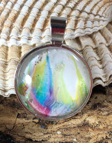 Paint Spill Pendant