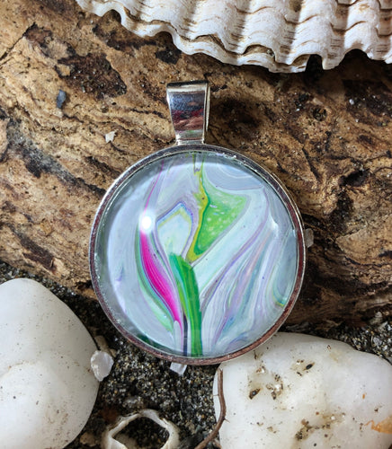 Paint Spill Pendant